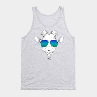 Goat with Sunglasses Tank Top